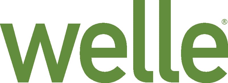 Welle logo-green with trademark